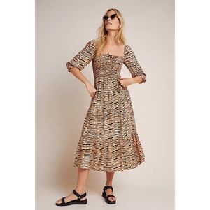 Faithfull The Brand Wyldie Midi Dress Size 6